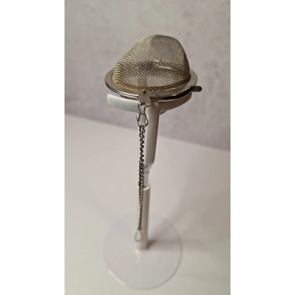 Stainless Steel Mesh Tea Infuser Ballwith Squeeze Handle